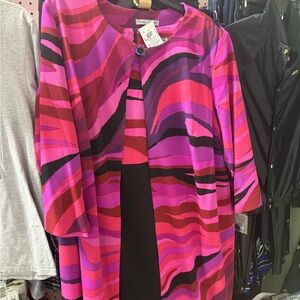 Danny & Nicole Pink and Purple Dress